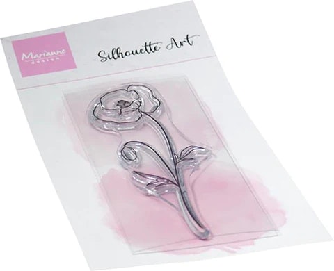 Marianne Design Stamp - Silhouette Art: Poppy CS1160