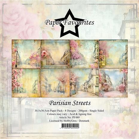 Paper Favourites Paper Pad 12"x12" - Parisian Streets
