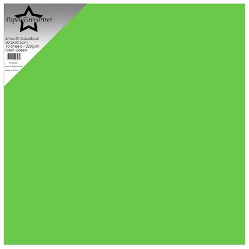 Paper Favourites Smooth Cardstock "Fresh Green"