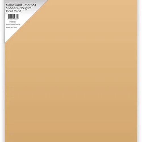 Paper Favourites Mirror Card Mat "Gold Pearl" PFSS007