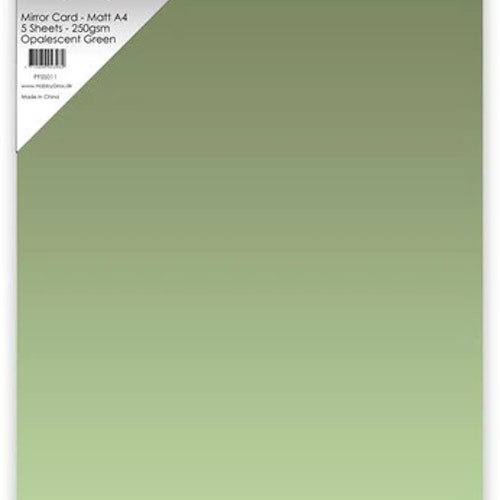 Paper Favourites Mirror Card Mat "Opalescent Green" PFSS011