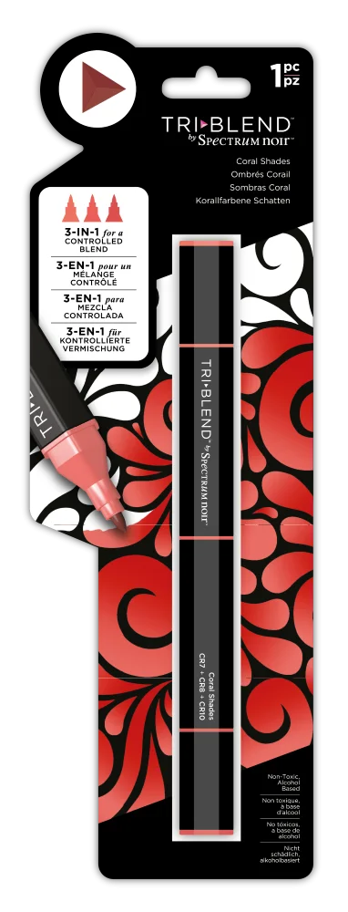 Spectrum Noir TriBlend Marker - "Coral Shades" SN-TBLE-CRSH