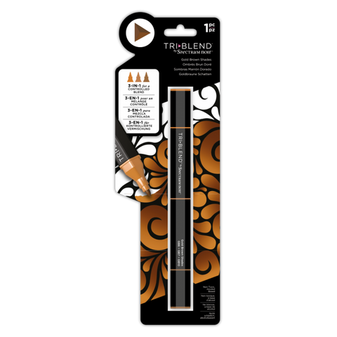 Spectrum Noir TriBlend Marker - "Gold Brown Blend" SN-TBLE-GBBL
