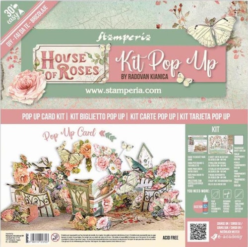 Stamperia pop up kit - House of Roses- SBPOP03
