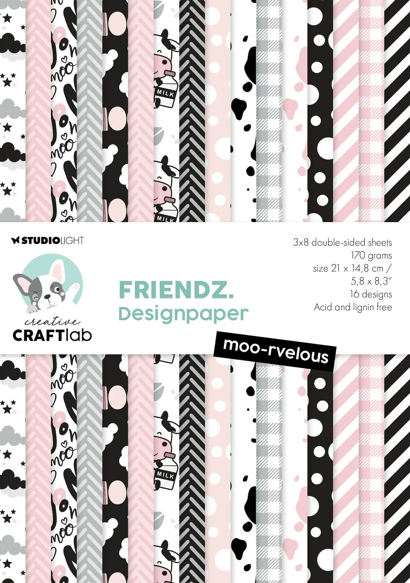 Studio Light - Friendz. Moo-rvelous pad CCL-ES-PP135