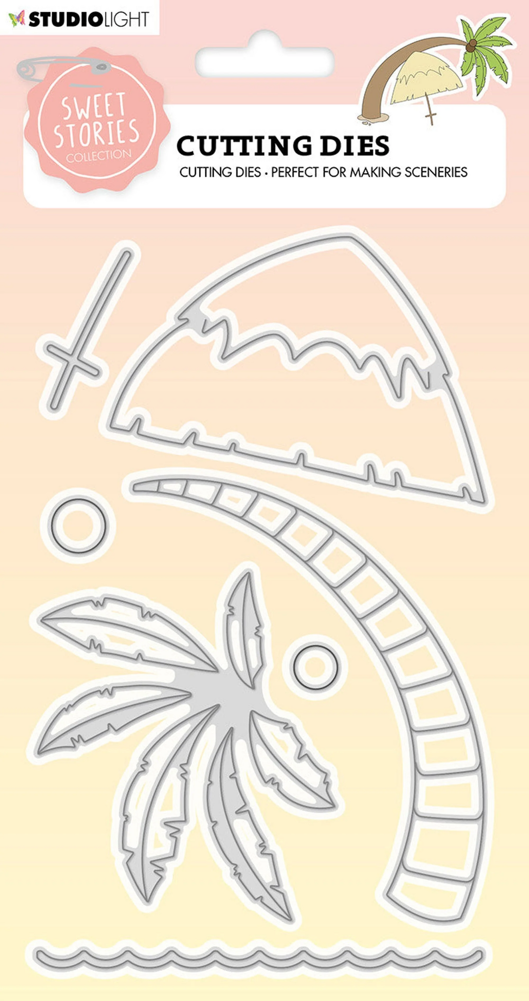Studio Light Dies - Sweet Stories: Bali Beach. SL-SS-CD393