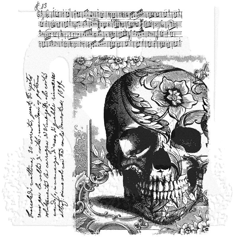 Stampers Anonymous Tim Holtz CMS454, Gothic Tapestry