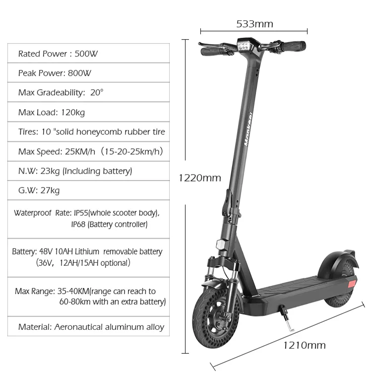 Mankeel 10"  Electric Scooter MK089