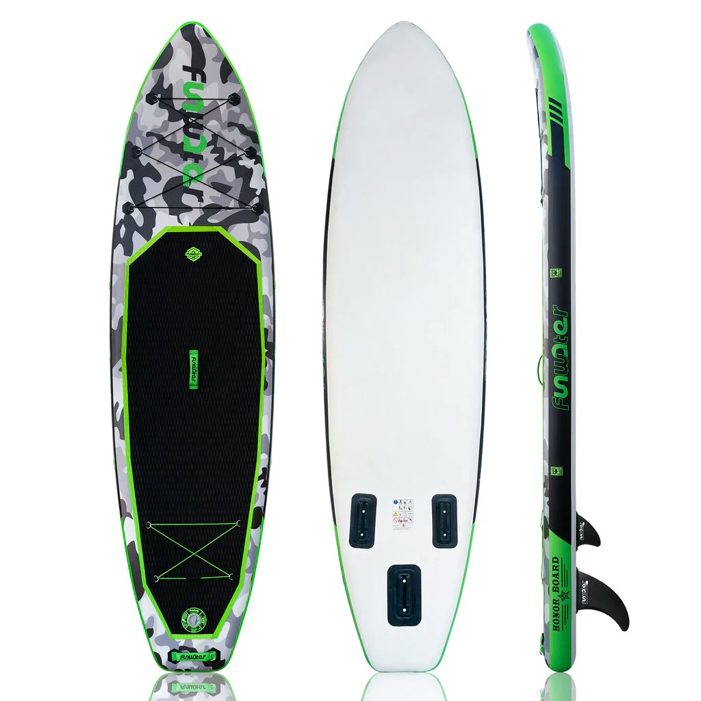 AQUIST SUP bräda-summer inflatable stand up paddle board sup honor green color waterproof sport leisure touring
