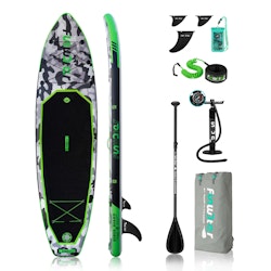 AQUIST SUP bräda-summer inflatable stand up paddle board sup honor green color waterproof sport leisure touring