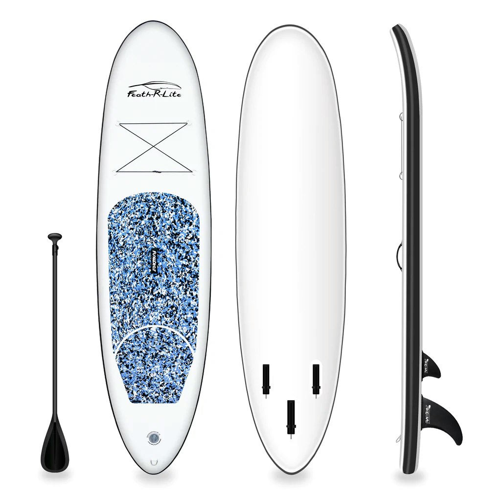 SUPFR04A  funwater summer feath r lite paddle board camouflage waterproof touring fitness leisure sport affordable