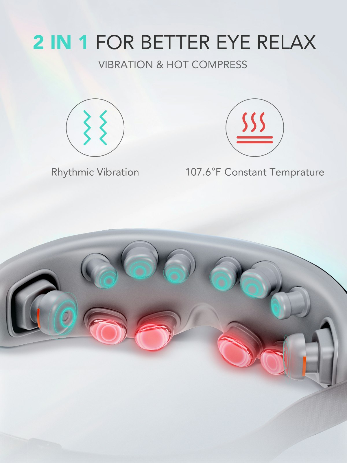 SKG E7 2-IN-1 VIBRATION HEATED EYE MASSAGER