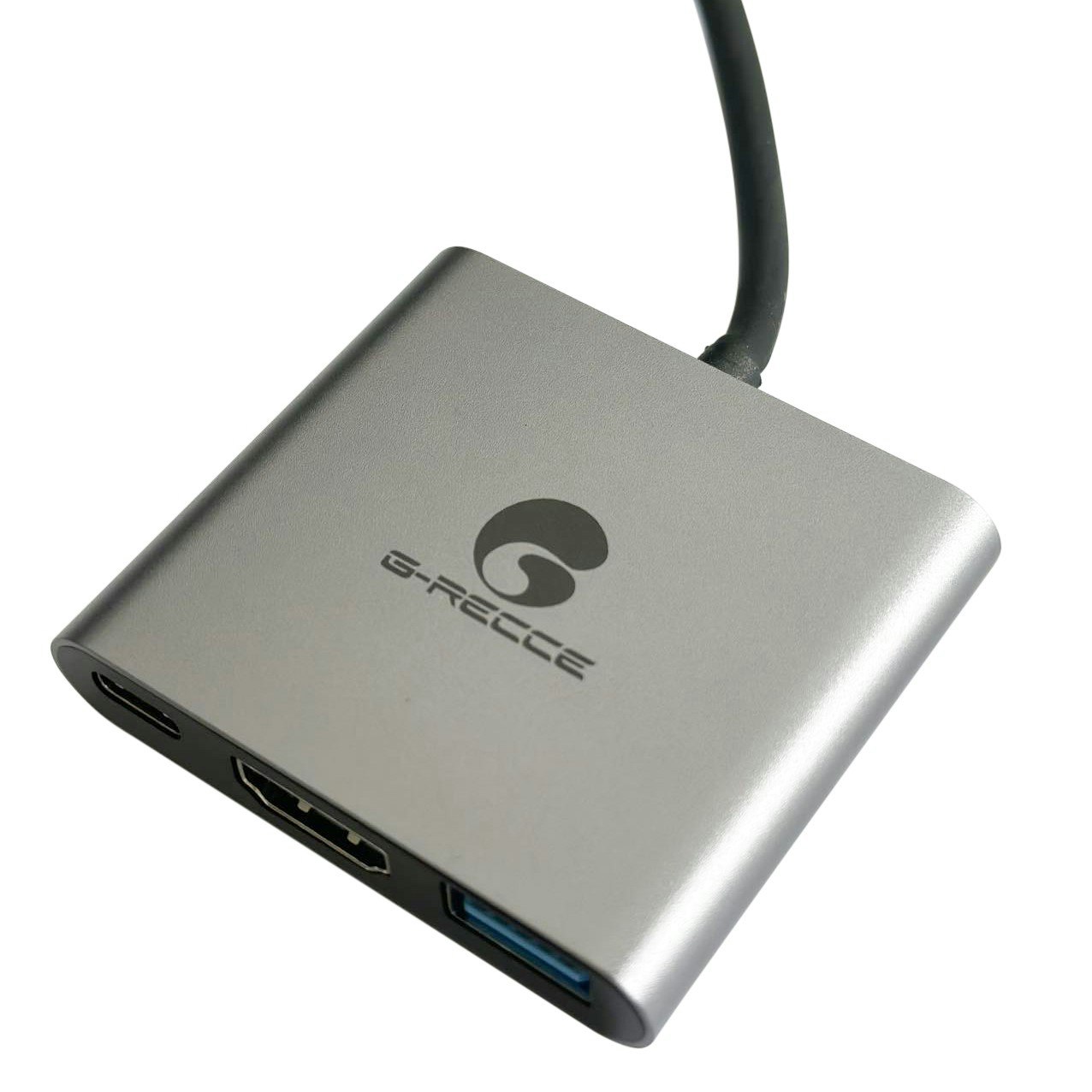 G-Recce 3-i-1 USB-C multiportadapter Sliver