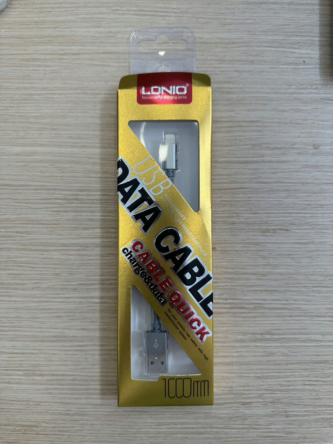 LDNIO iphone lightning kabel 1m