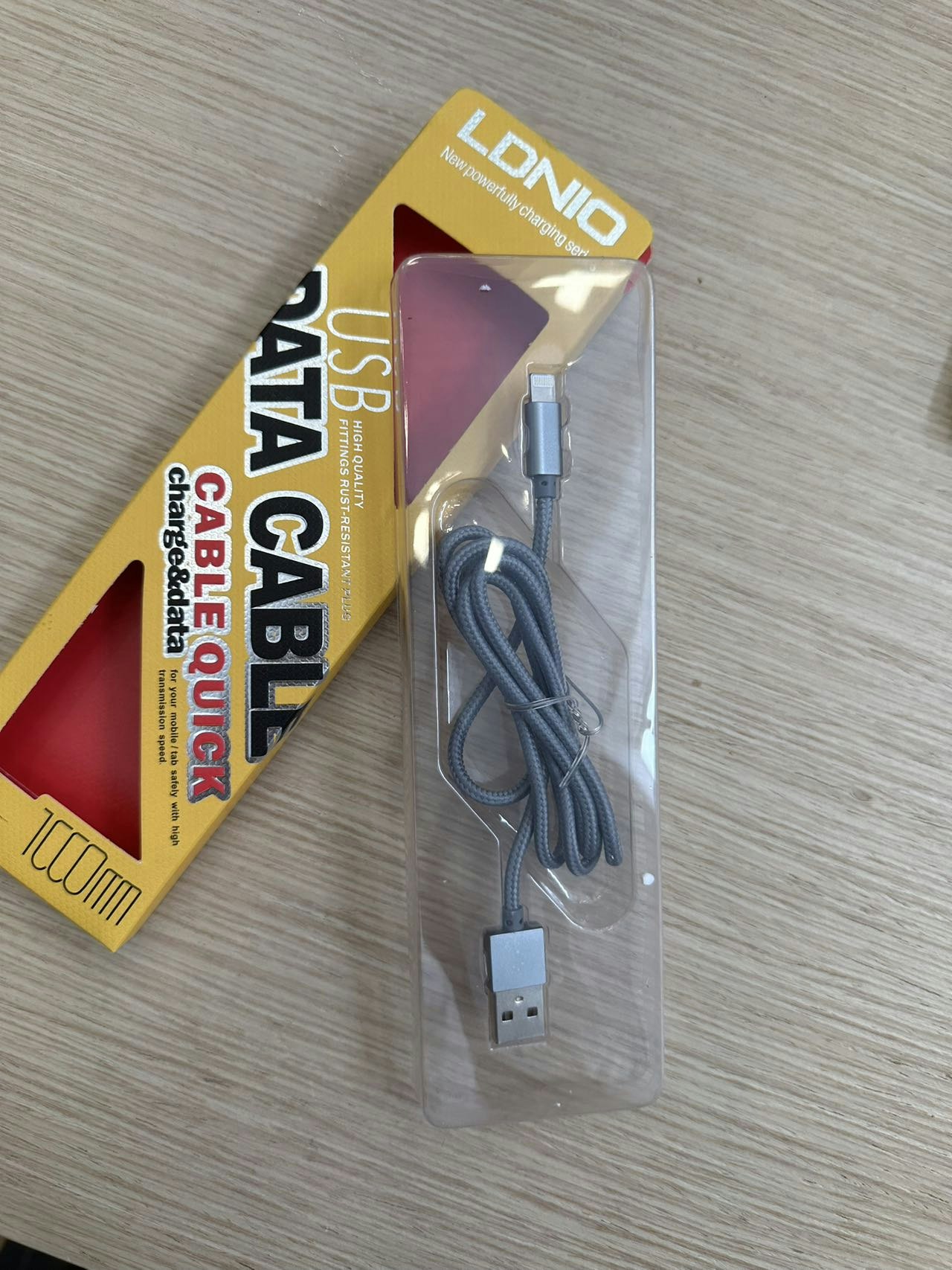 LDNIO iphone lightning kabel 1m