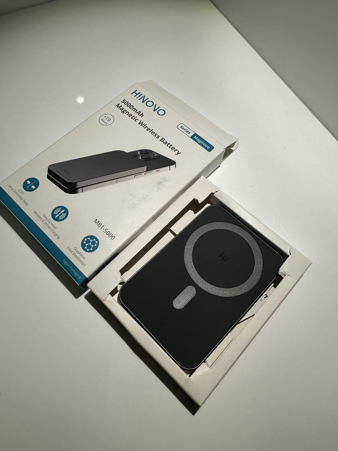 HINOVO MK1-5K 5000mAh Magsafe Powerbank för iphone (Fynd)