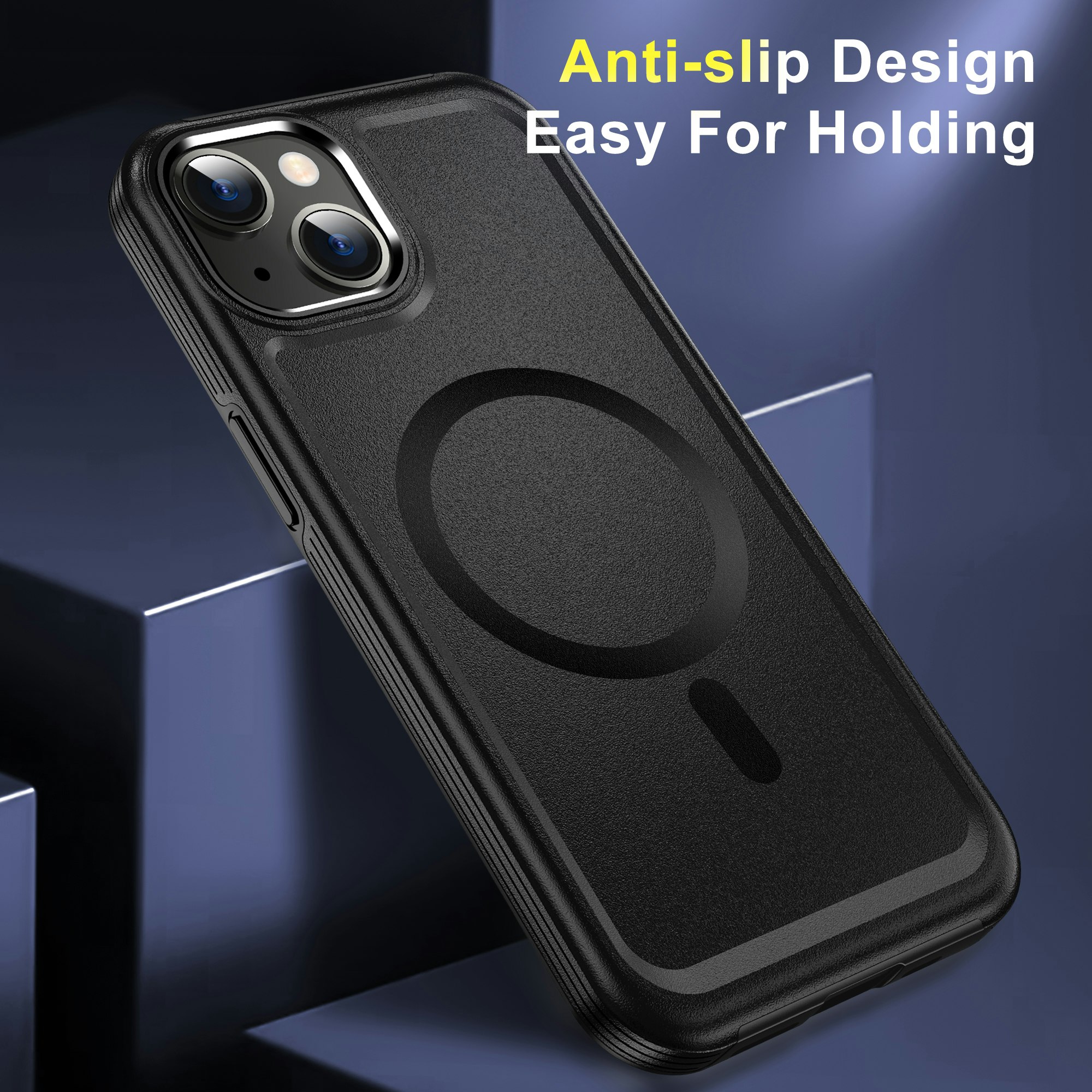 Kirin sheild Magnetiskt iPhone 15 Serie Fodral, Mag-safe skyddsfodral för iPhone 15 Serie, Dubblet skydd med en TPU-ram och en PC-bakpanel