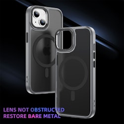 WJ Premium Transparent MagSafe-fodral för alla iPhone 15-modeller - elegant design med ultimat skydd