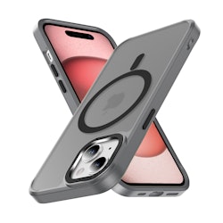 WJ Premium Transparent MagSafe-fodral för alla iPhone 15-modeller - elegant design med ultimat skydd