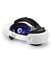 TRANSNOVO Huvudrem Kompatibel med Meta Quest 3, VR-tillbehör för Oculus Quest 3, Enknappsfällbar Lättvikts Elite-rem, Förbättrad Komfort och Stöd för Spelimmersion