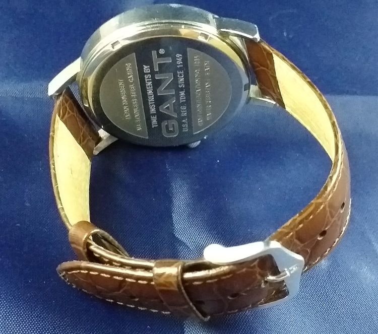 Gant klocka med datum visare