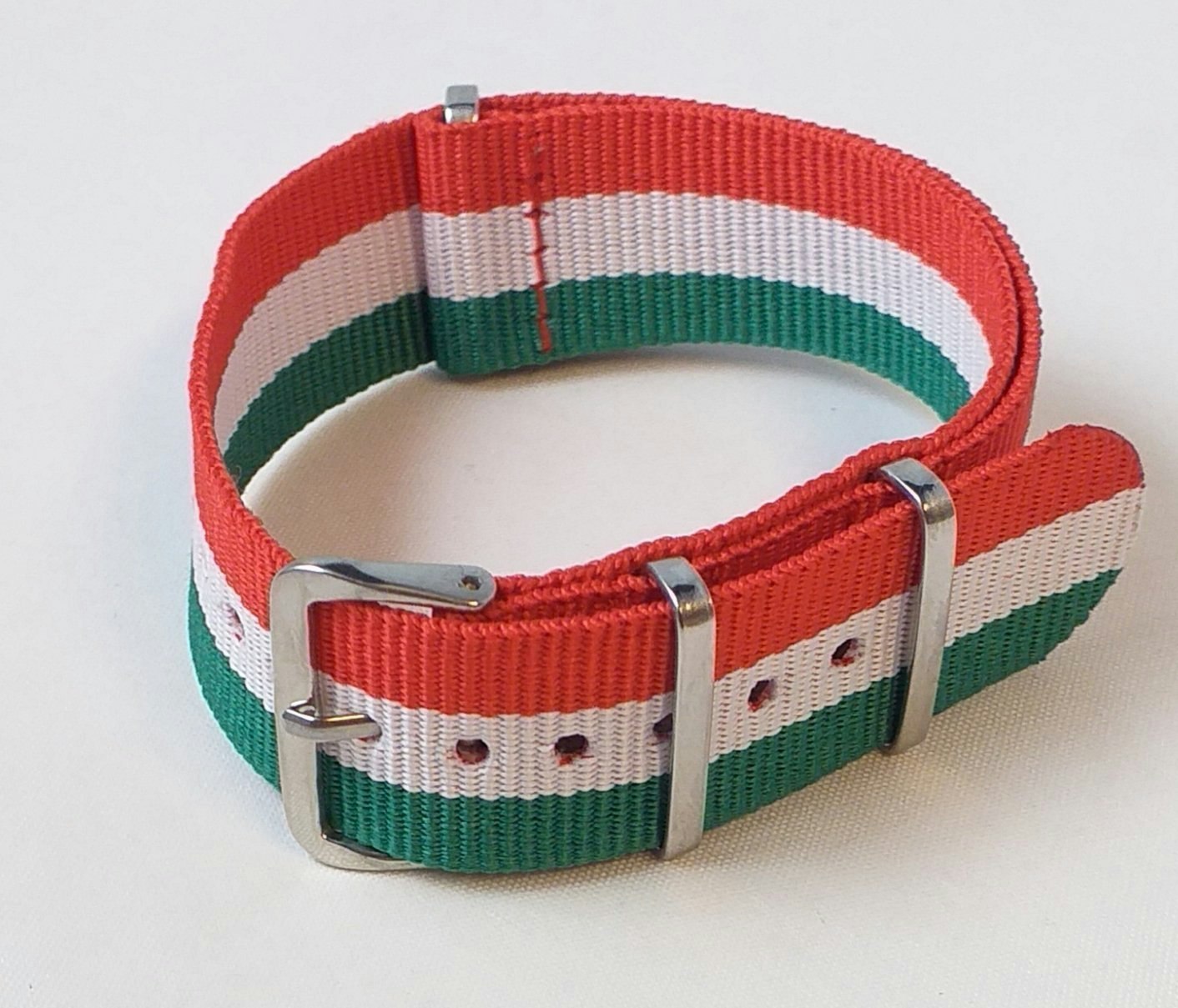 NATO Armband Italienska flaggans färger - Bredd 20 mm