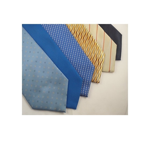 Slipspaket med slipsnål " Tiger "- Handgjord slips - Behagligt tyg