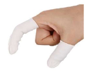 Fingertuber - Skyddar och ger bättre grepp med fingrarna - 10-pack