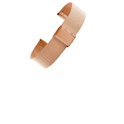 Rose guld Mesh - Milanese fint flätat armband 8 mm - 24 mm