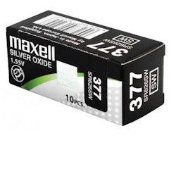 Batteri Maxell - 377 - SR626SW - Silveroxid - Välj mellan 1, 2, 5 och 10 batterier