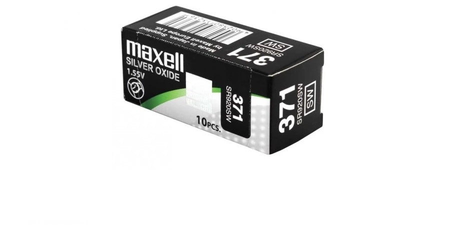 Batteri Maxell - modell 371 - SR920SW - SR69- 1 - 2 - 5 och 10-pack