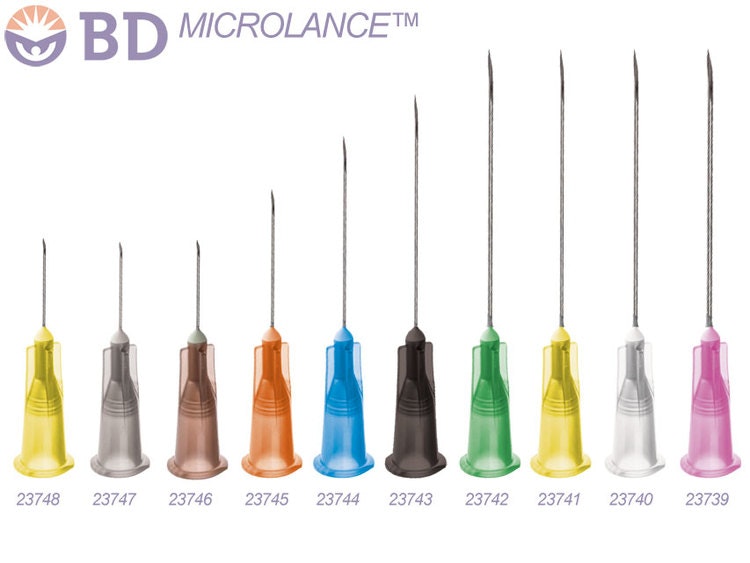BD Microlance nålar 27G,  0.40x19 mm - grå
