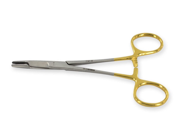 Gold Olsen Hegar, nålhållare - 14 cm