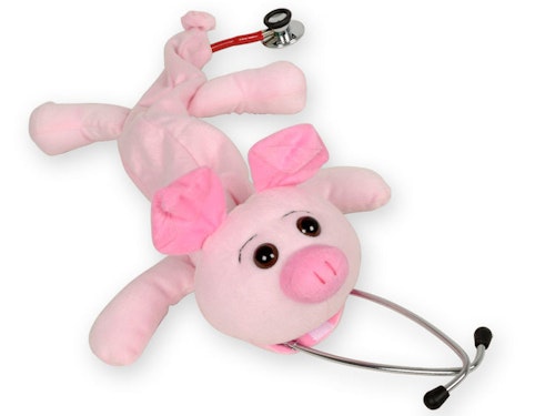 Överdrag för stetoskop - gris