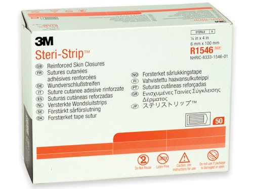 Steri-strip 3M, 100 x 6 mm - (50 påsar)