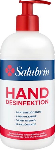 Salubrin handdesinfektion - 500ML (utgånget datum i Juli 23, men fungerar ändå)