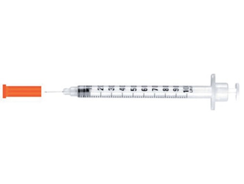 Insulinsprutor med nål 30G - 0,5 ml (100st)