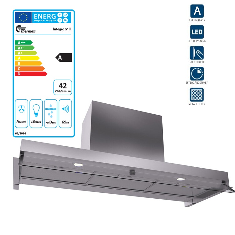 Thermex Integro 51 II 90cm (Rostfri)