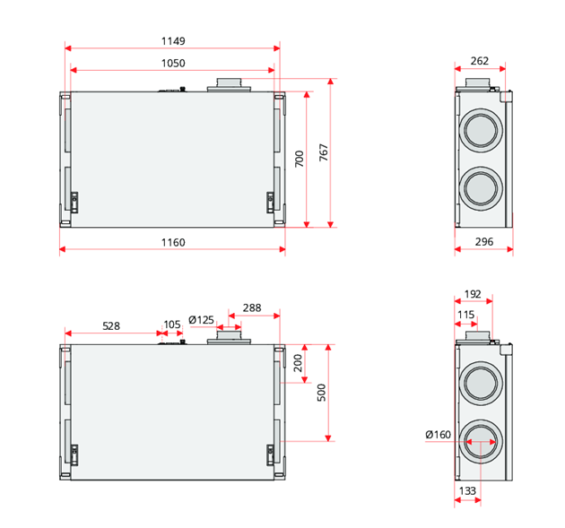 Flexit Nordic CL3 - 155m²