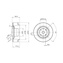 SVAB SVF-7 Fläktmotor 60W