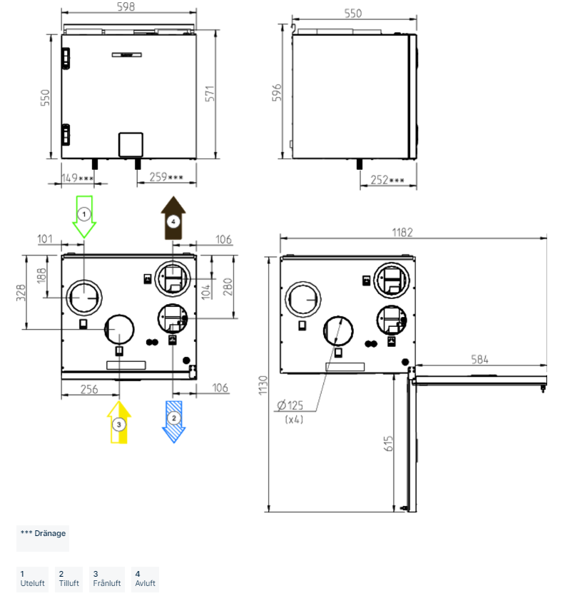 Systemair SAVE VTC 200 - 140 m²