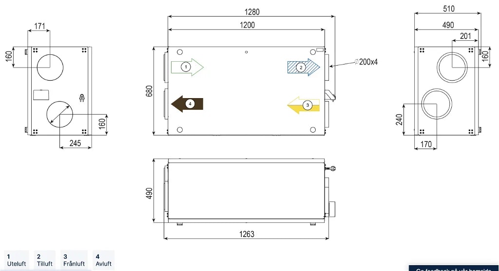 Systemair SAVE VSR 400 NY Modell