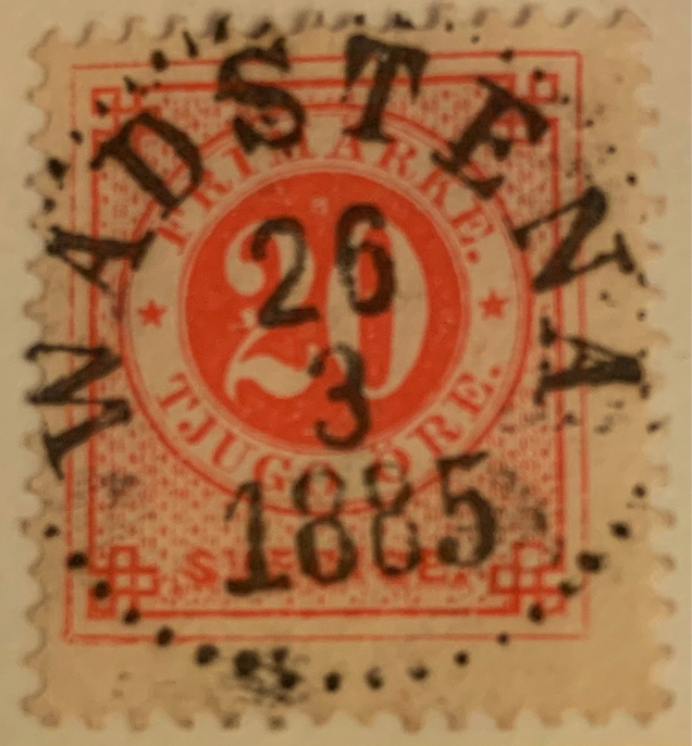 F33 Wadstena 26/3/1885 LYX