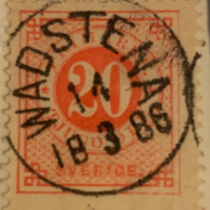 F33 Wadstena 14/3/1886 Prakt/Lyx