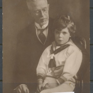 Kung Gustaf V och prins Karl Johan