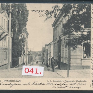 Kvarngatan Westervik 1905