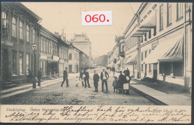 Östra storgatan Jönköping 1909