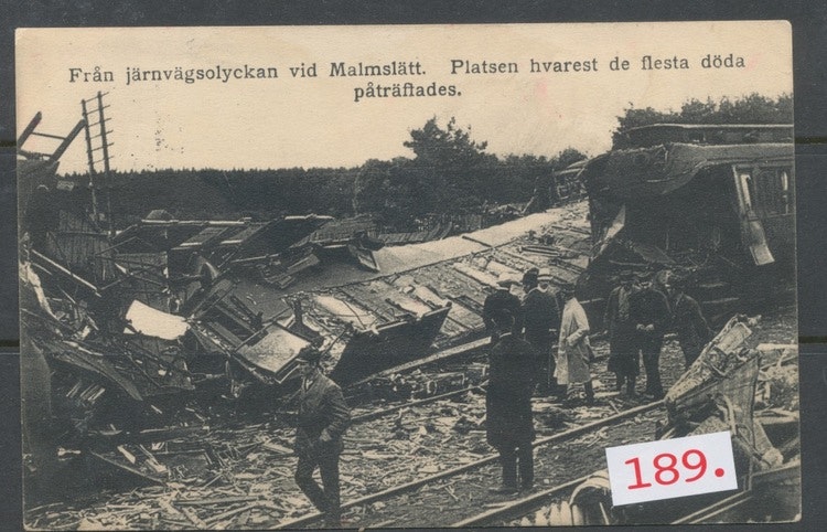 Tågolycka Malmslätt 1912