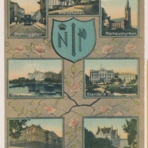Norrköping - turistkort tidigt 1900-tal