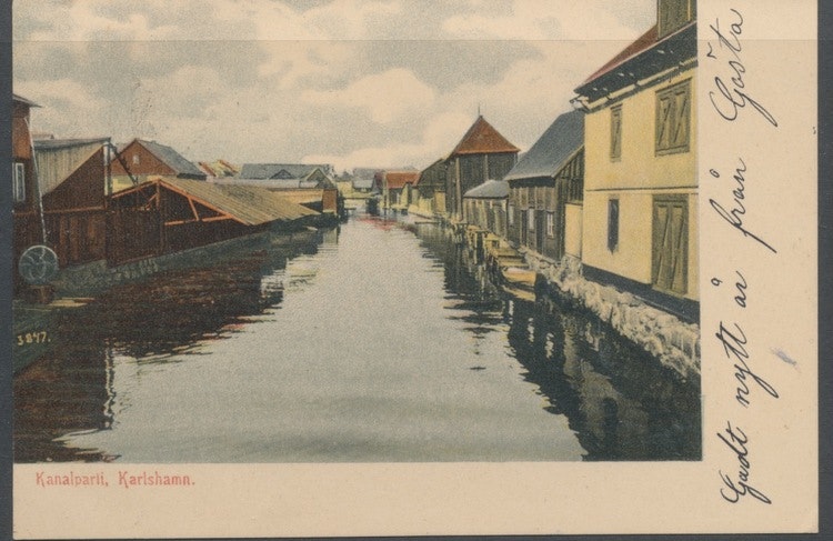 Karlshamn, kanalparti